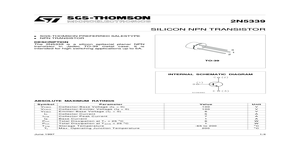 2N5339 – Datasheet Preview