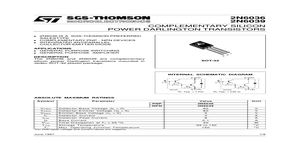 2N6036 – Datasheet Preview