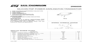 2N6050 – Datasheet Preview