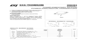2N6284 – Datasheet Preview
