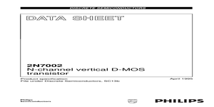 2N7002 – Datasheet Preview