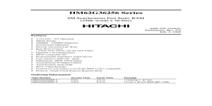 62G36256 – Datasheet Preview