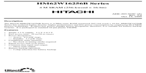 62W16256B – Datasheet Preview
