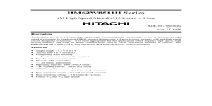 62W8511H – Datasheet Preview