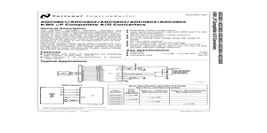 ADC0801 – Datasheet Preview