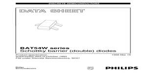 BAT54W – Datasheet Preview