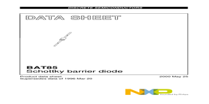 BAT85 – Datasheet Preview