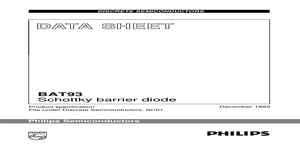 BAT93 – Datasheet Preview