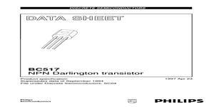 BC517 – Datasheet Preview