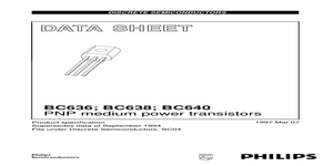 BC636 – Datasheet Preview