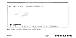 BC868 – Datasheet Preview