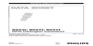 BDX44 – Datasheet Preview