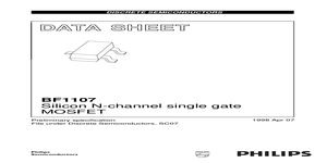 BF1107 – Datasheet Preview