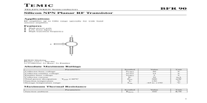 BFR90 – Datasheet Preview