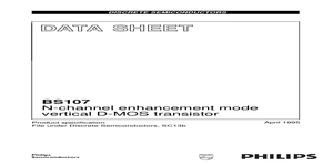 BS107 – Datasheet Preview