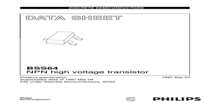 BSS64 – Datasheet Preview