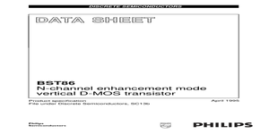 BST86 – Datasheet Preview