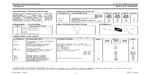 BT137 – Datasheet Preview