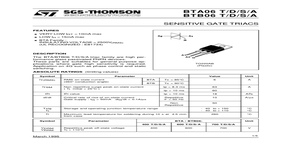 BTA06T – Datasheet Preview