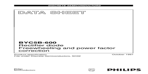 BYC5B 6 – Datasheet Preview
