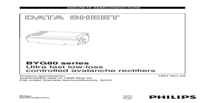 BYG80 – Datasheet Preview