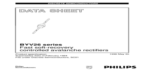 BYV26 – Datasheet Preview