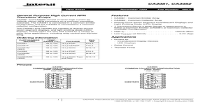 CA3081N – Datasheet Preview