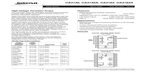 CA3146 – Datasheet Preview