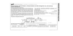 DAC0800 – Datasheet Preview