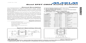 DG212 – Datasheet Preview