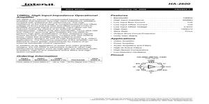 HA2605 – Datasheet Preview