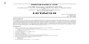 HB52F169 – Datasheet Preview