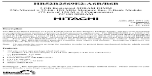 HB52R2569E2 – Datasheet Preview