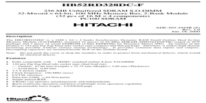 HB52RD328 – Datasheet Preview