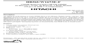 HB56UW1673E – Datasheet Preview