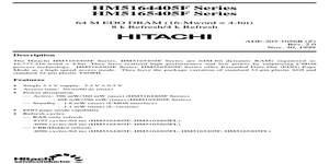 HM5164405F – Datasheet Preview