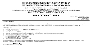 HM5225405B – Datasheet Preview