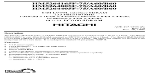 HM5264405 – Datasheet Preview