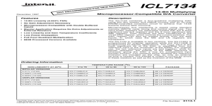 ICL7134 – Datasheet Preview