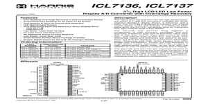 ICL7136 – Datasheet Preview