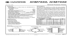 ICM7555 – Datasheet Preview