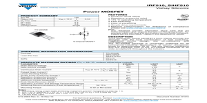 IRF510 – Datasheet Preview