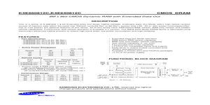 K4E640812C – Datasheet Preview