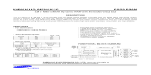 K4E661611C – Datasheet Preview