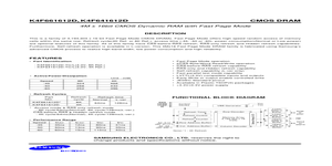 K4F661612D – Datasheet Preview