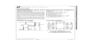 LF347N – Datasheet Preview
