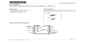 LF351 – Datasheet Preview