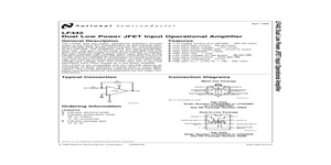 LF442 – Datasheet Preview
