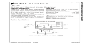 LM1117T – Datasheet Preview