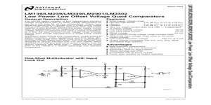 LM139J – Datasheet Preview